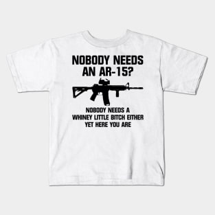 Nobody Ar15 T-shirt Kids T-Shirt